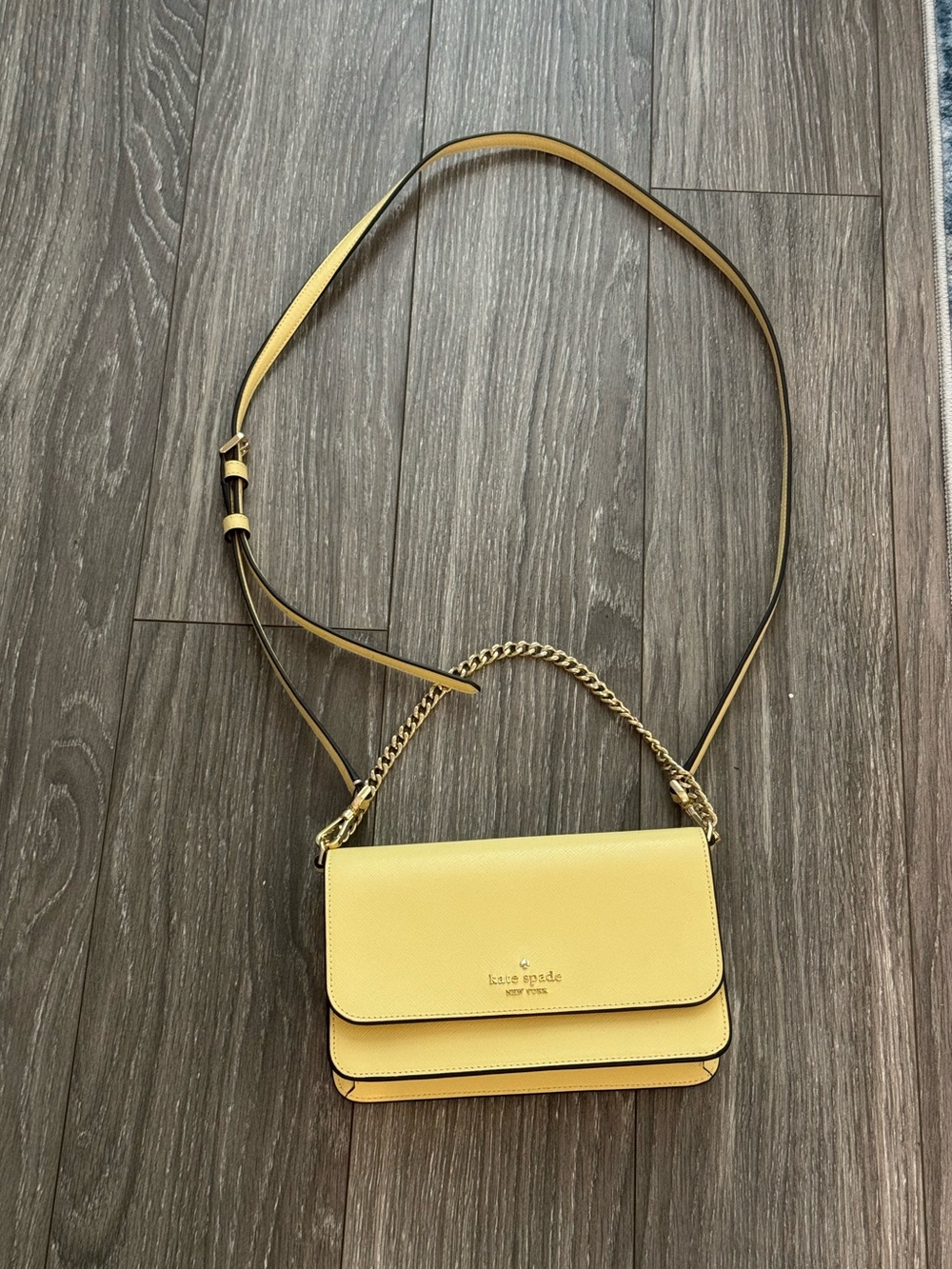 Yellow Kate spade purse